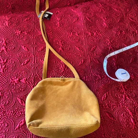 Genuine suede Gianni Bernini cross body bag - Picture 15 of 16